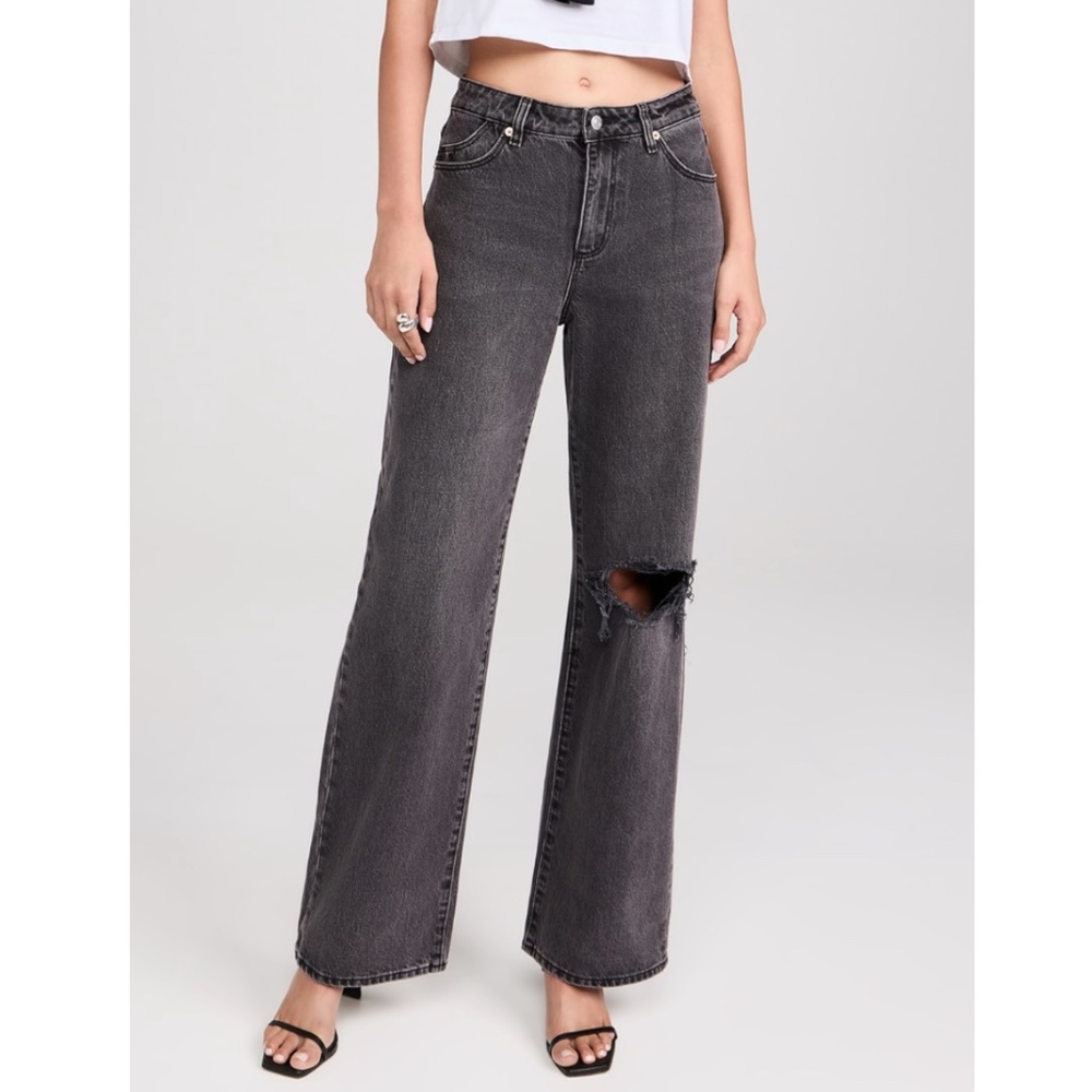 ROLLA'S Kate Baggy Vintage Black Denim Jeans
